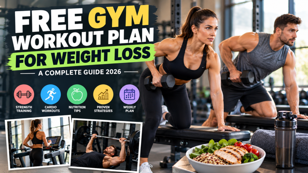 Free Gym Workout Plan for Weight Loss: Complete 2026 Guide